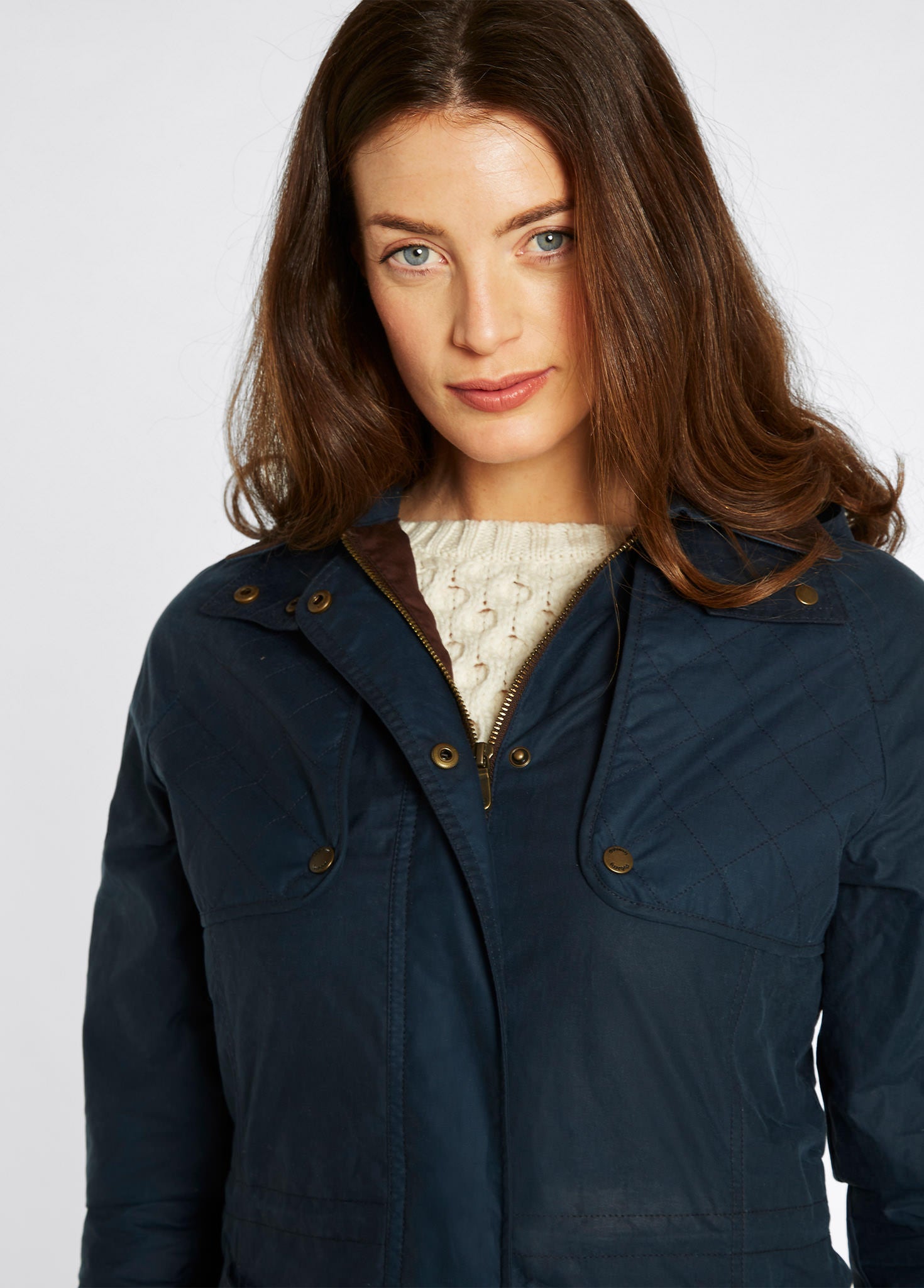 Radford Ladies Waxed Cotton Jacket - Storm Blue