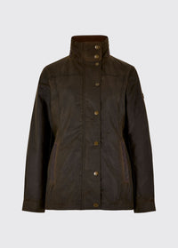 Mountrath Ladies Waxed Cotton Jacket - Olive