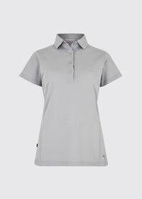 Martinique Women's Short-sleeved Polo - Platinum