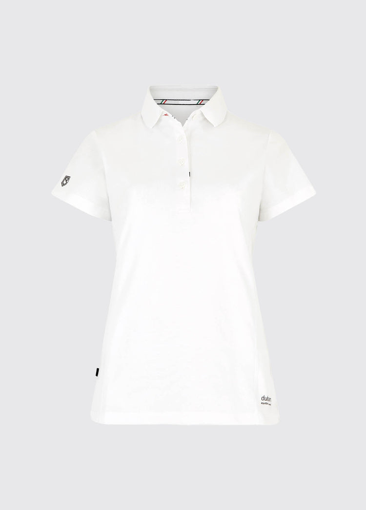 Martinique Women's Short-sleeved Polo - White