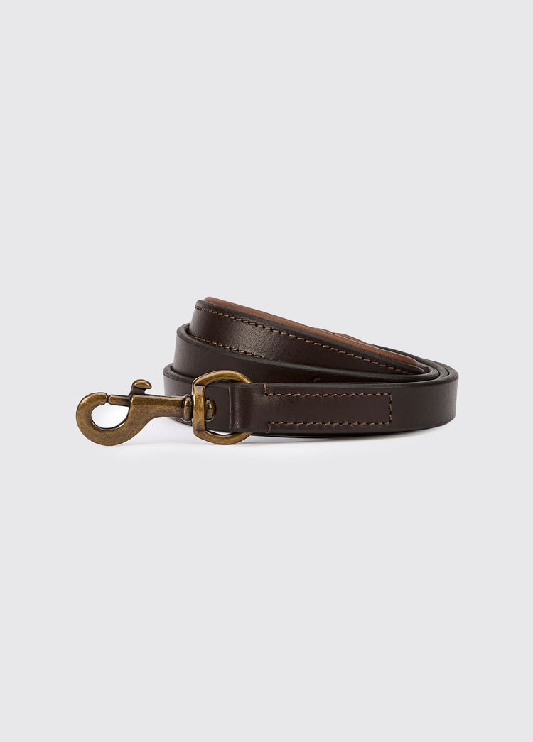 RANGER Leather clipped lead - Mahogany