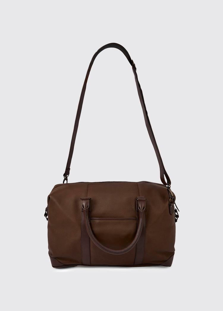 Tollymore  Leather Holdall - Walnut