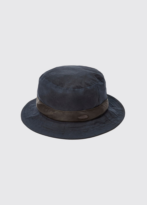 Macreddin Waxed bucket hat - Navy