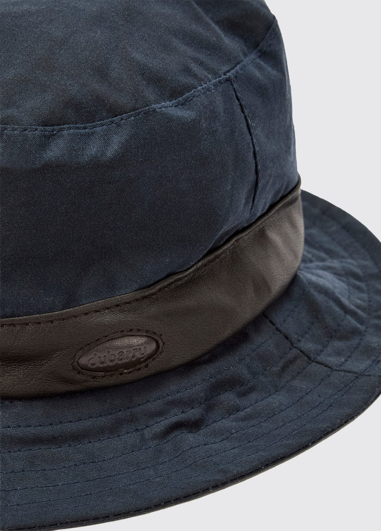 Macreddin Waxed bucket hat - Navy