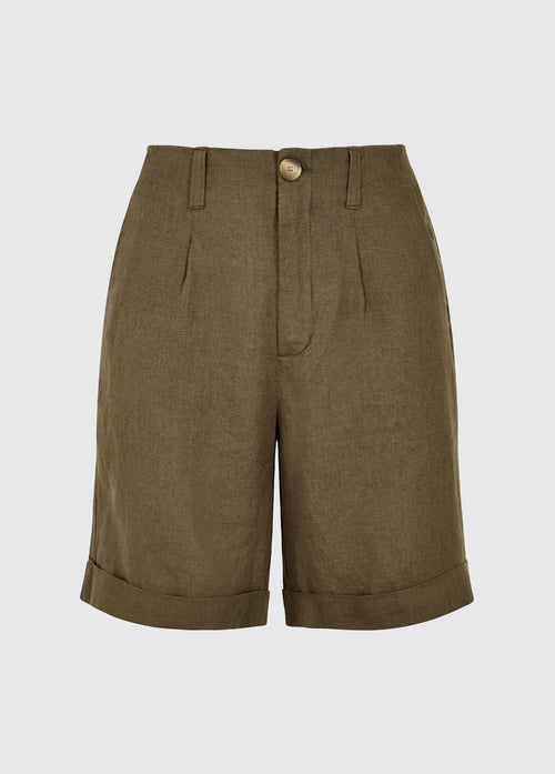 Maryland Ladies' linen shorts - Khaki