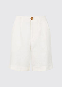 Maryland Ladies' linen shorts - White