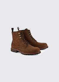 Laois Lace Up Ankle Boot - Walnut