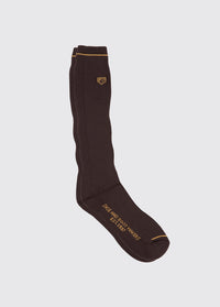 Long Boot Socks - Brown