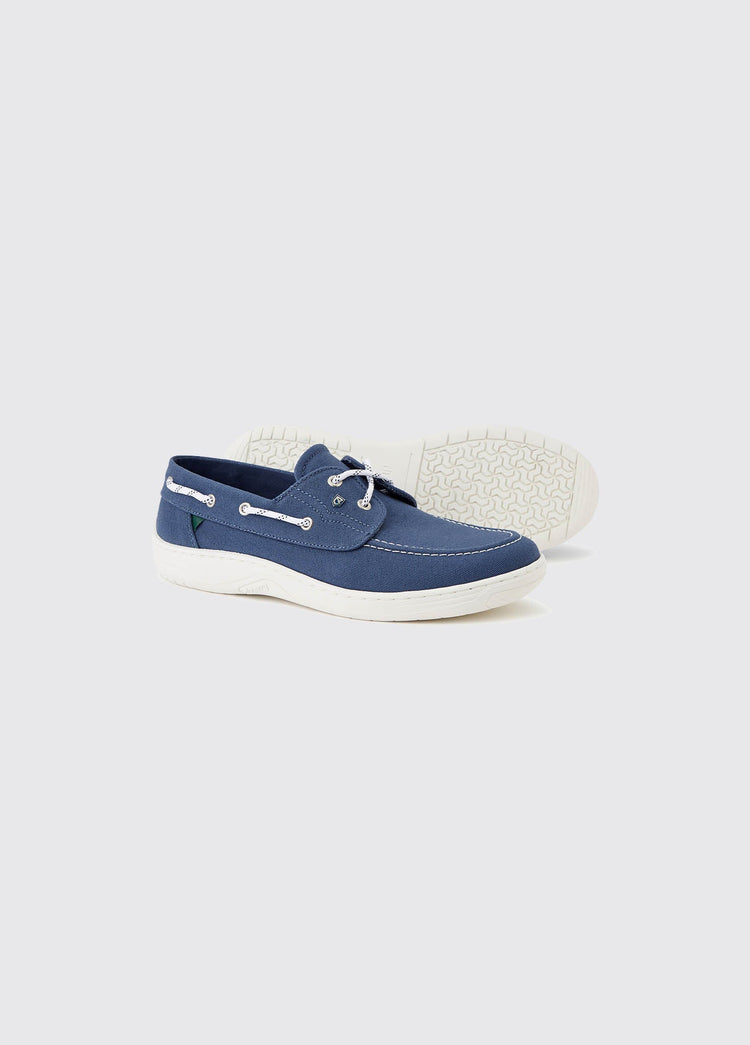 Santorini Canvas Boat Shoe - Denim