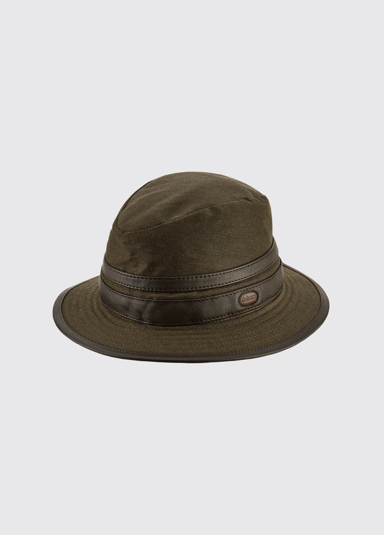 Butler Brimmed Rain Hat - Olive