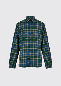 Shelbourne Check Flannel Shirt - Verdigris