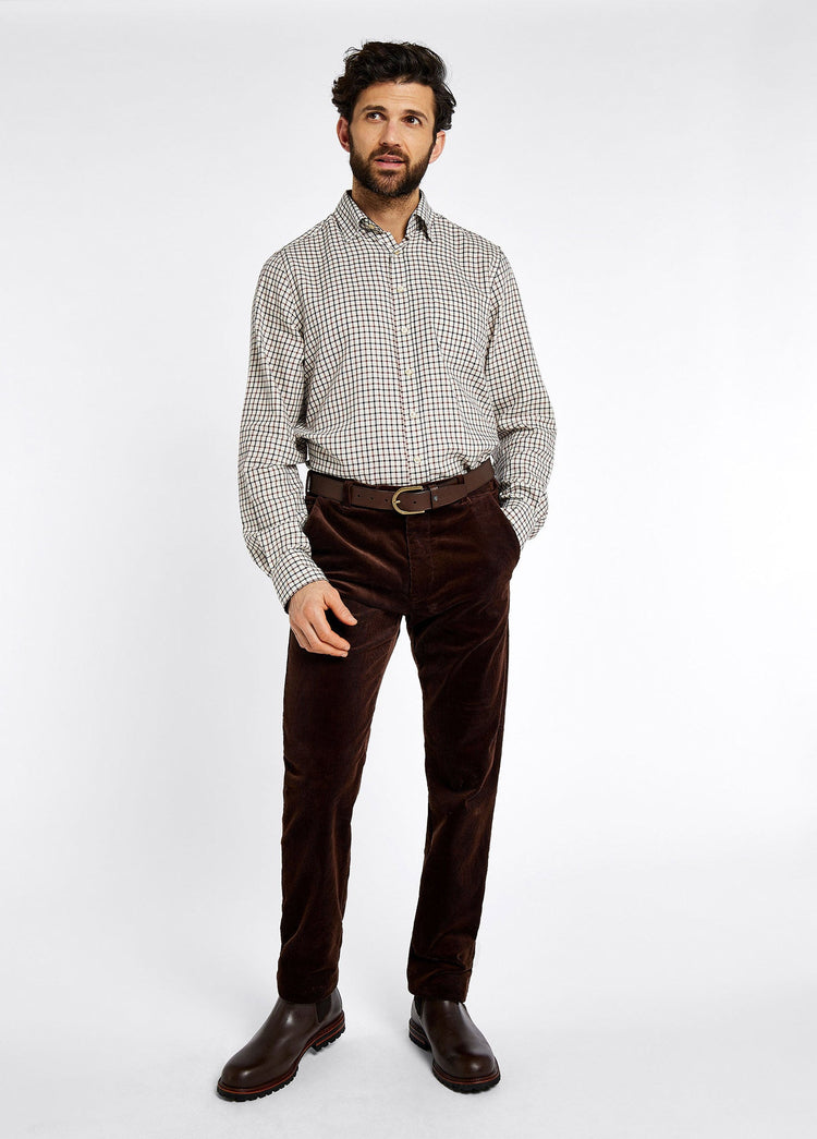 Stride Men's Corduroy Trousers 34in inseam - Brown