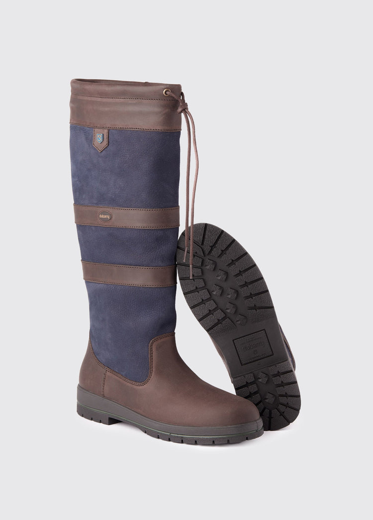 Galway Country Boot  - Navy/Brown