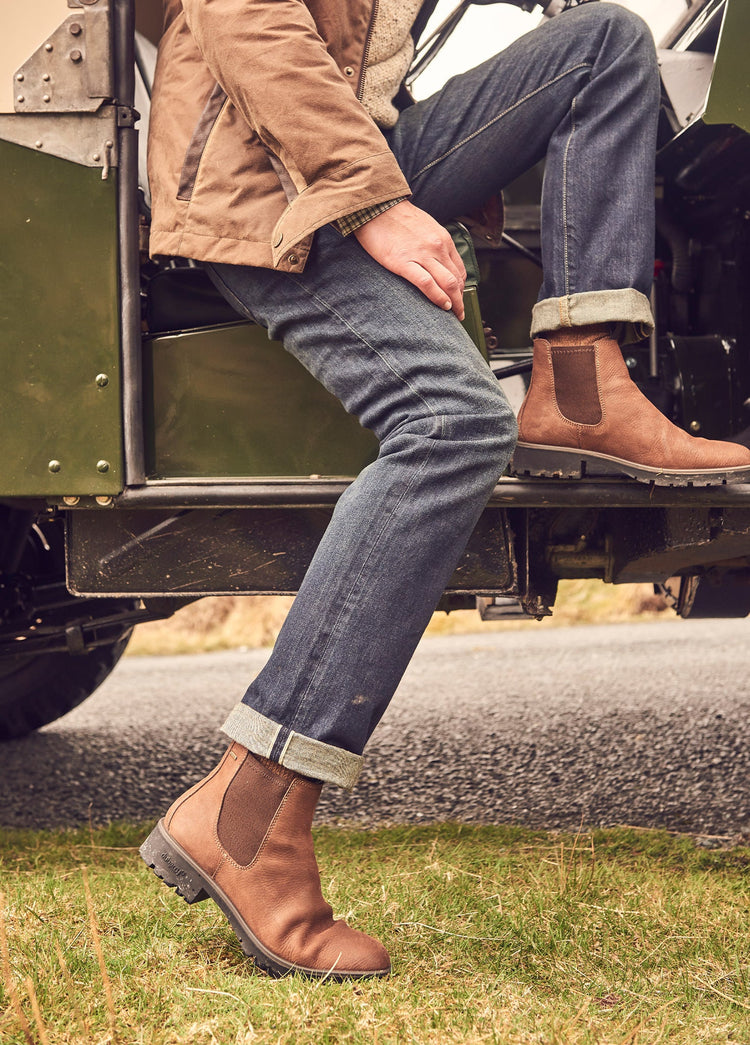 Antrim Mens Ankle Boot - Walnut