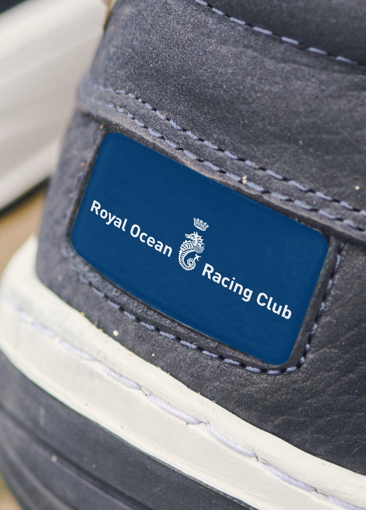 Regatta Deck Shoe with RORC Logo - Navy