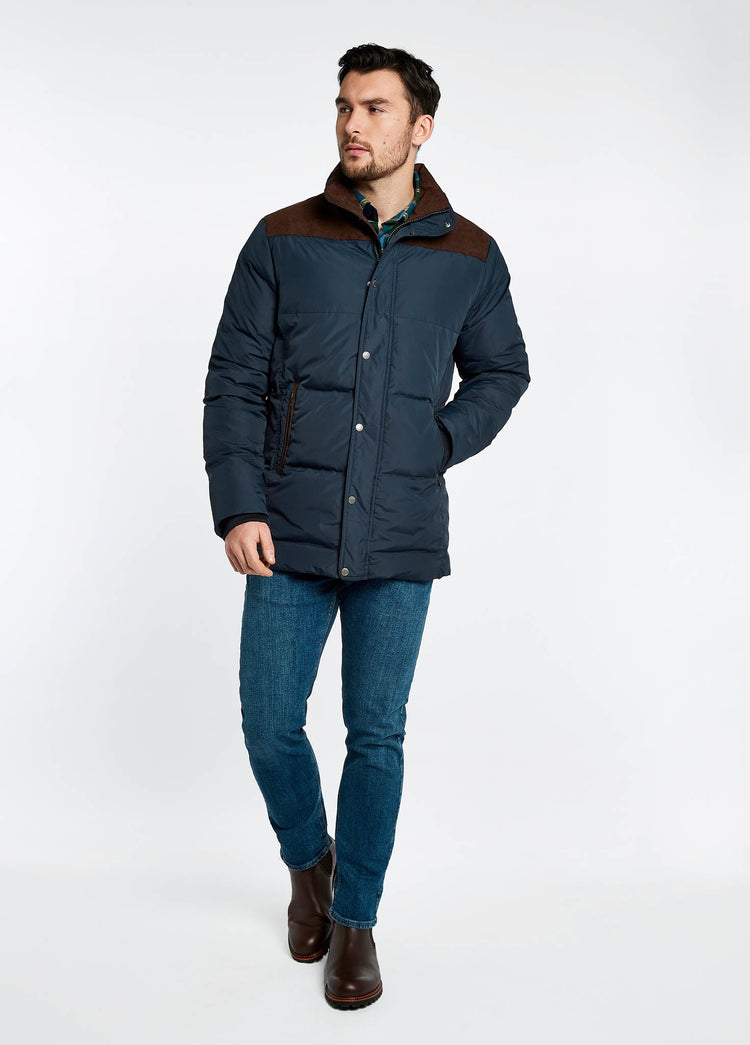 Talbot Men's Down Filled Jacket - Navy