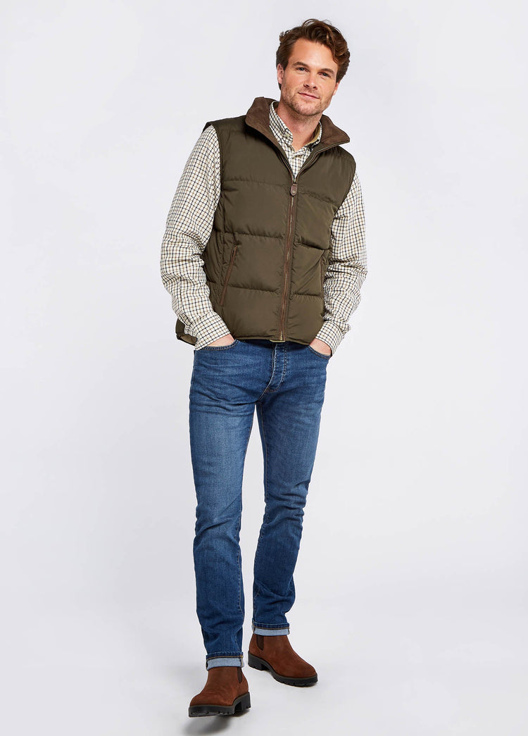 Graystown Men's Down-filled Vest - Olive