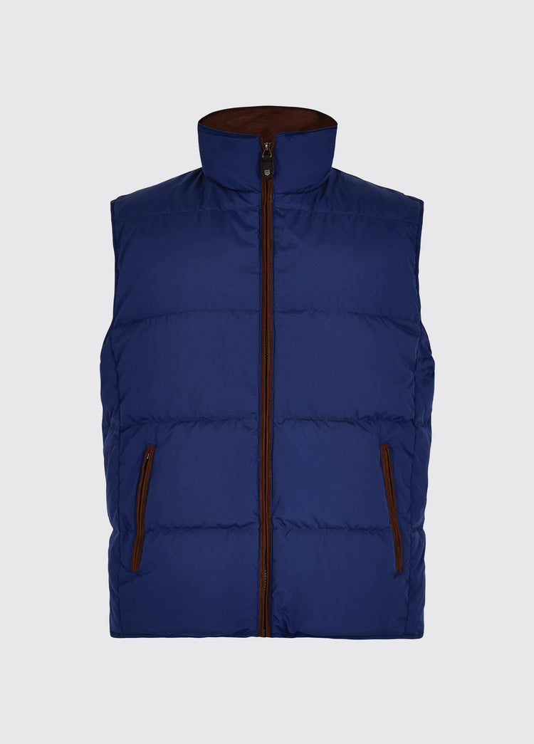 Graystown Men's Down-filled Vest - Peacock Blue