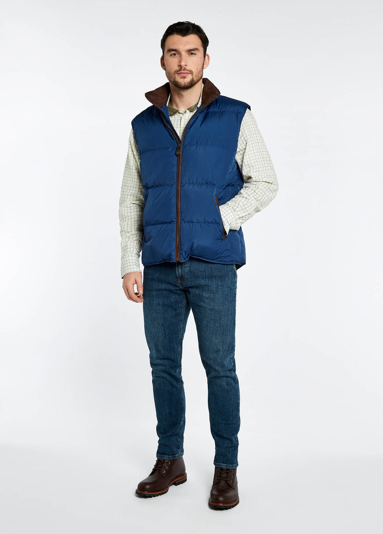 Graystown Men's Down-filled Vest - Peacock Blue