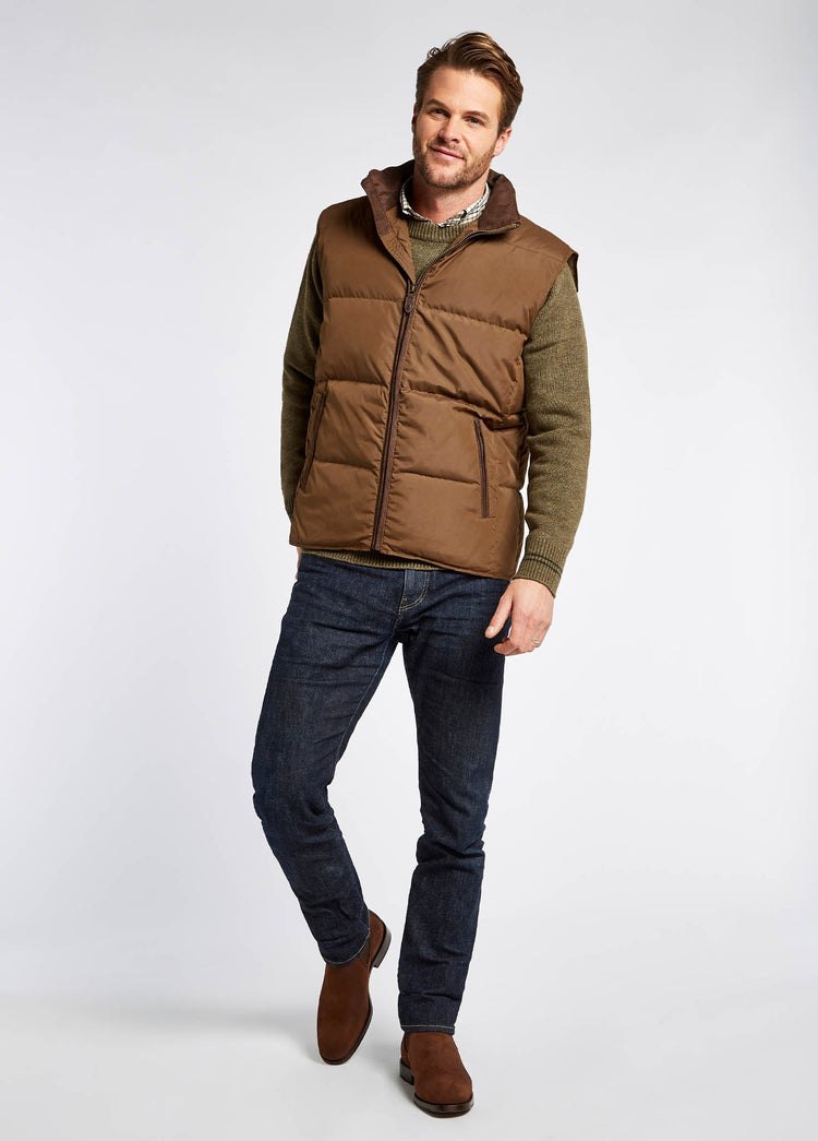 Graystown Men's Down-filled Vest - Walnut