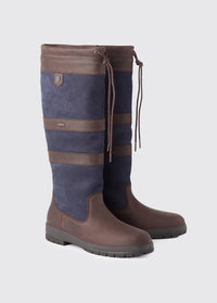 Galway ExtraFit™ Country Boot - Navy/Brown