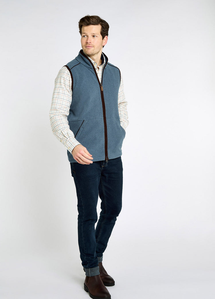 Lifford Men's Fleece Vest - Indigo