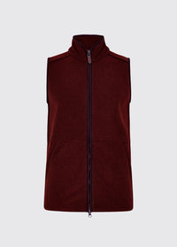 Lifford Fleece Vest - Ox Blood