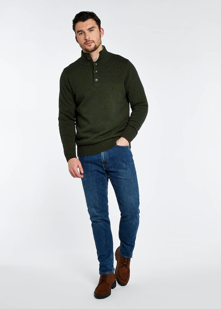 Parkplace Knitted Sweater - Olive