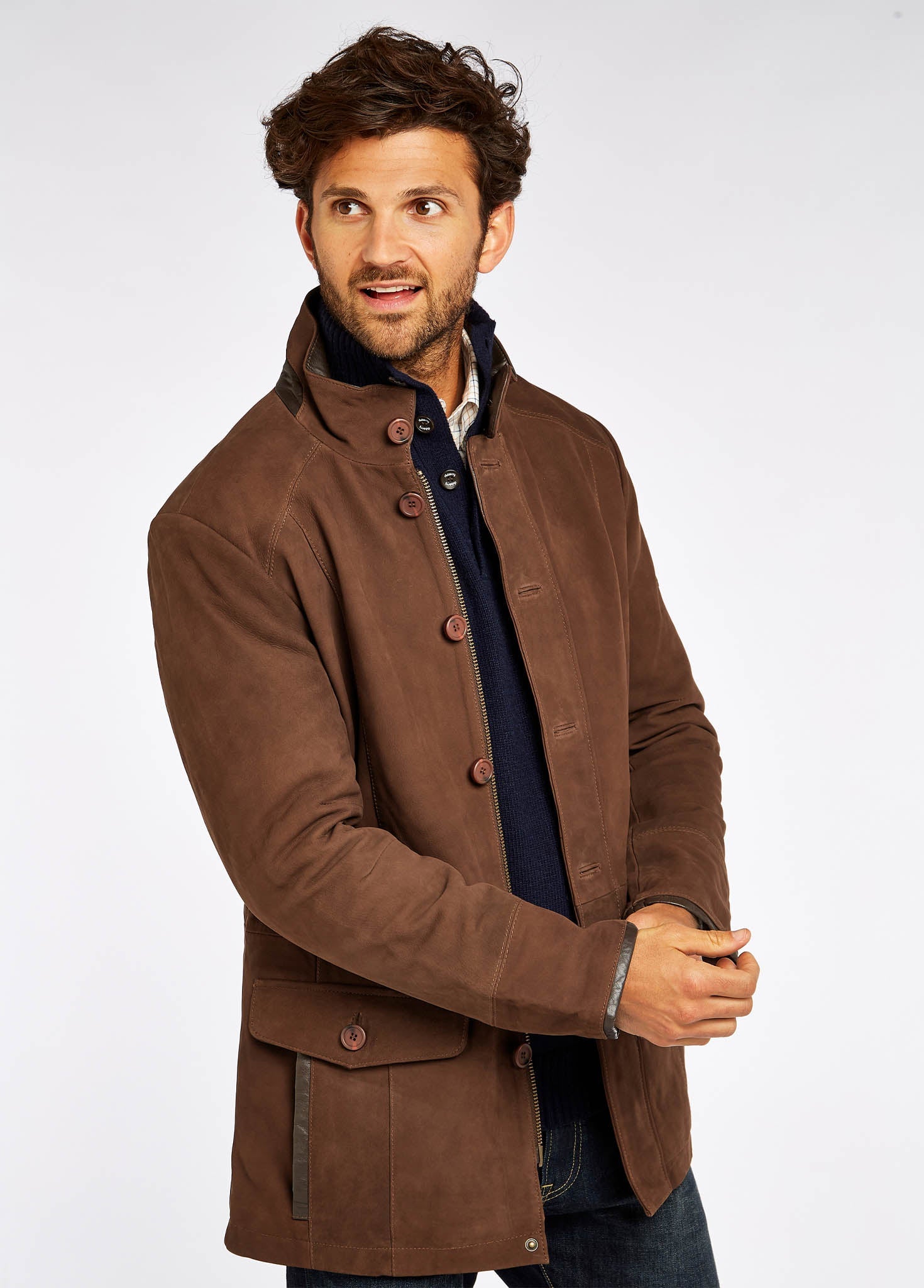 dubarry Leather Jacket ムーアレザージャケットウォルナット Moore Leather Jacket - Walnut