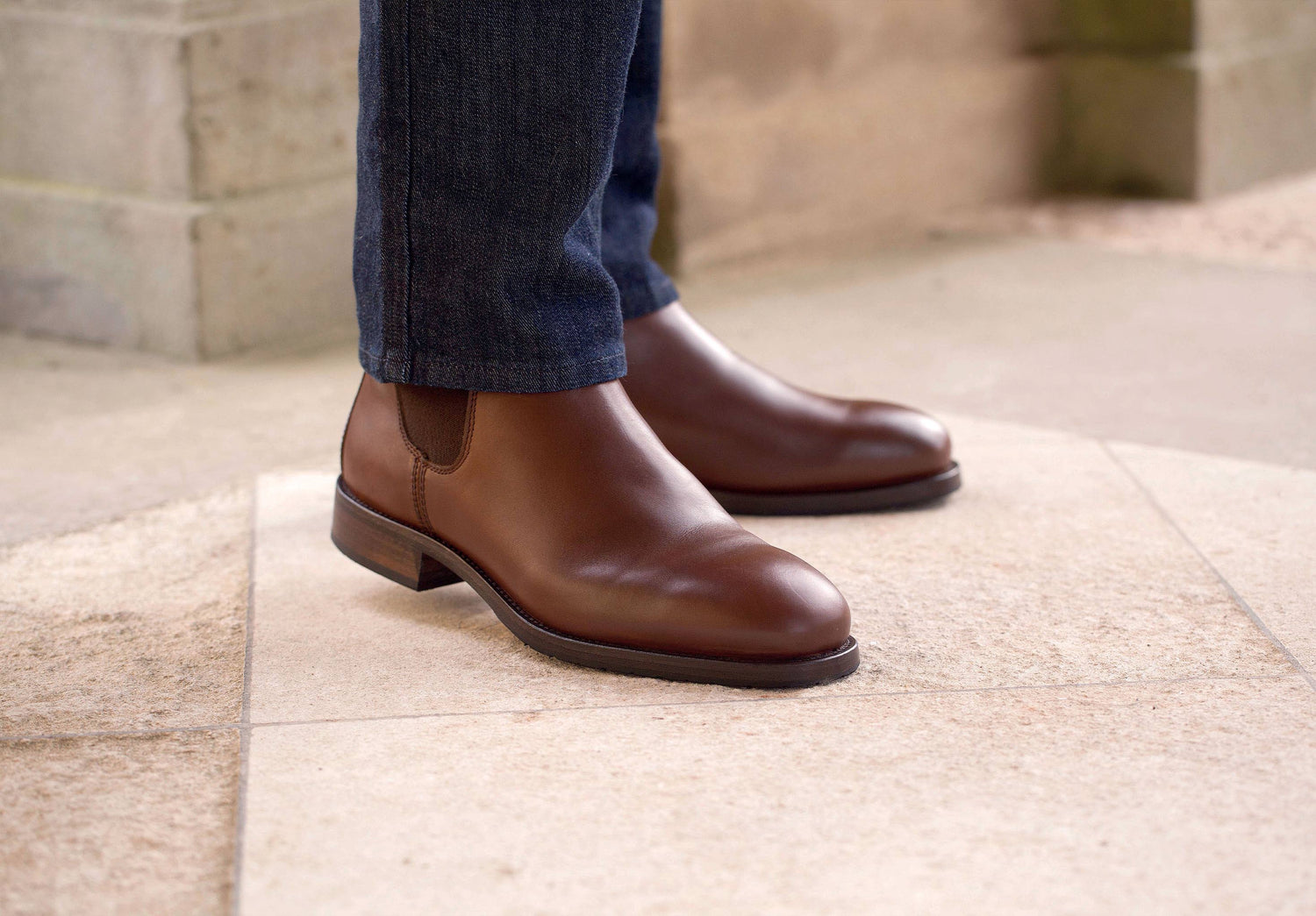 Dubarry Kerry Men's Leather Soled Chelsea Boot - Chestnut Dubarry Kerry Men's Leather Soled Chelsea Boot - Chestnut