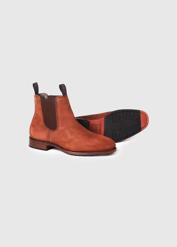 Kerry Leather Soled Chelsea Boot - Walnut