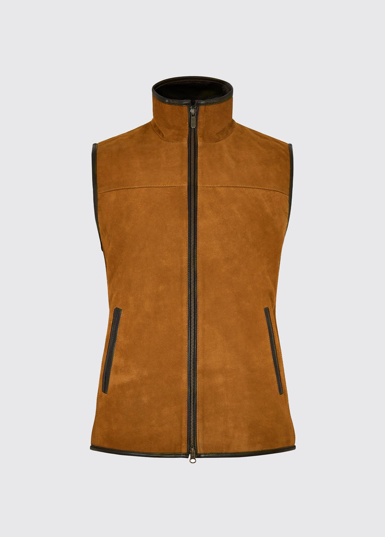 Dunhill Men's Leather Vest - Tan