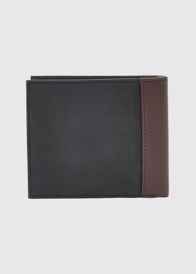 Rosmuc Leather Wallet - Black/Brown