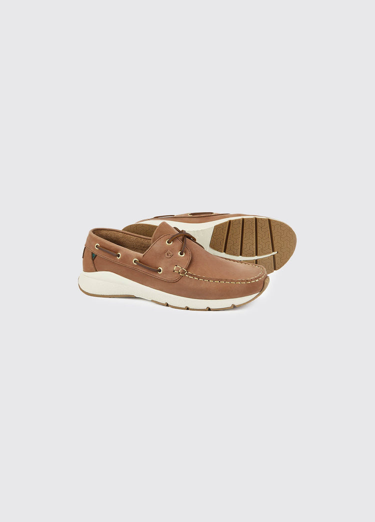 Dungarvan Lightweight Boat Shoe - Chestnut