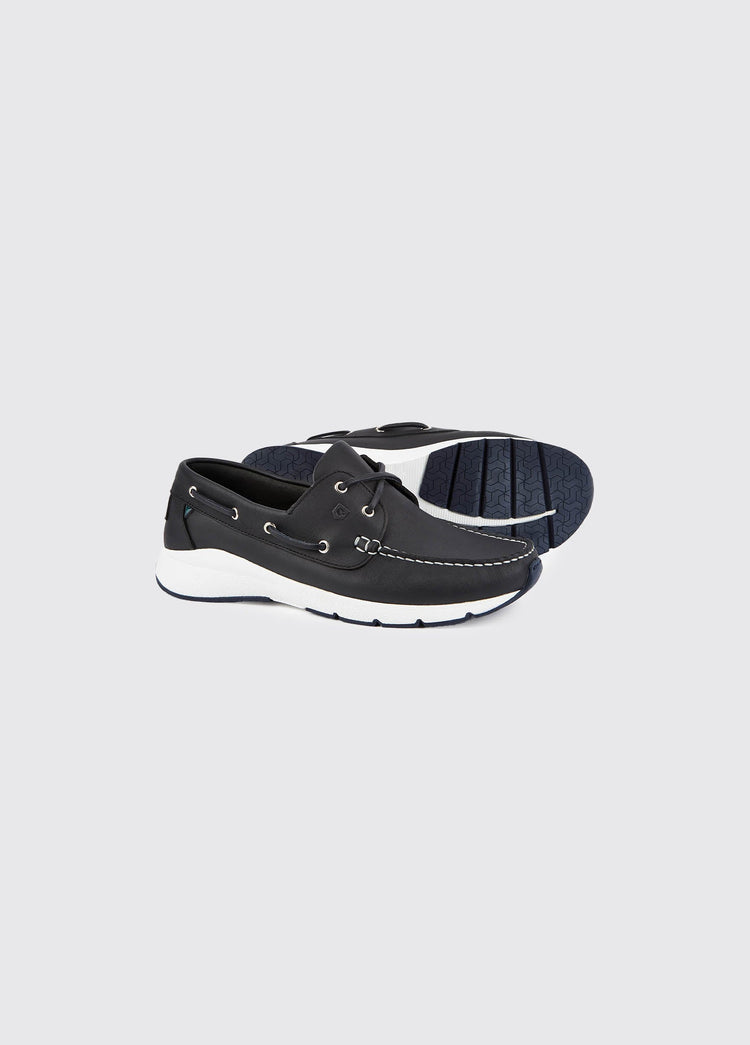 Dungarvan Lightweight Boat Shoe - Navy