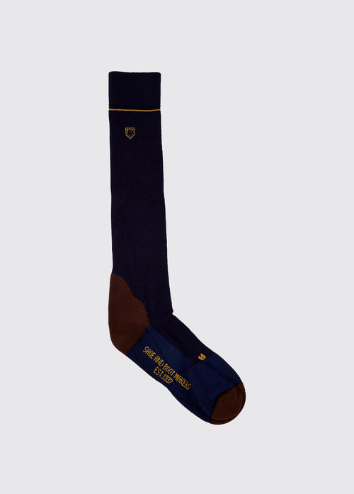 Lambeg Long PrimaLoft®/Merino Blend Light Weight Socks - Navy