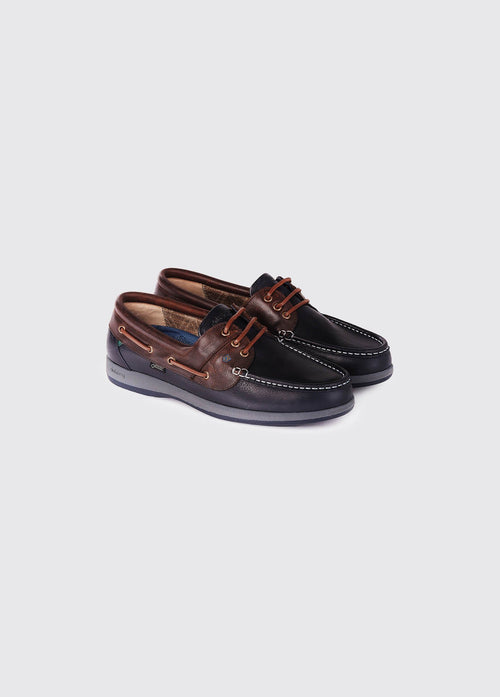 Mariner GORE-TEX Lined Boat Shoe - Navy/Brown