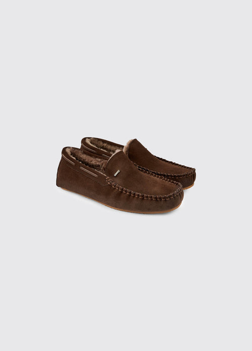 Ventry Moccasin Slipper - Cigar