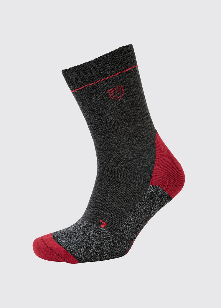 Cadiz Short Sailing Socks, Moisture Wicking/Quick Drying/Insulated - Graphite