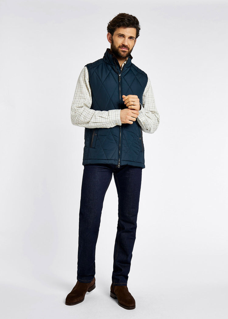 Colamber Men’s Quilted Vest - Navy