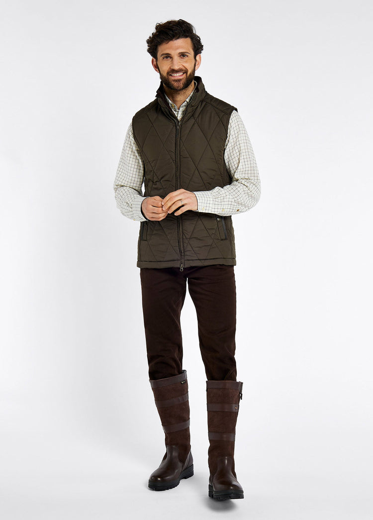 Colamber Men’s Quilted Vest - Olive