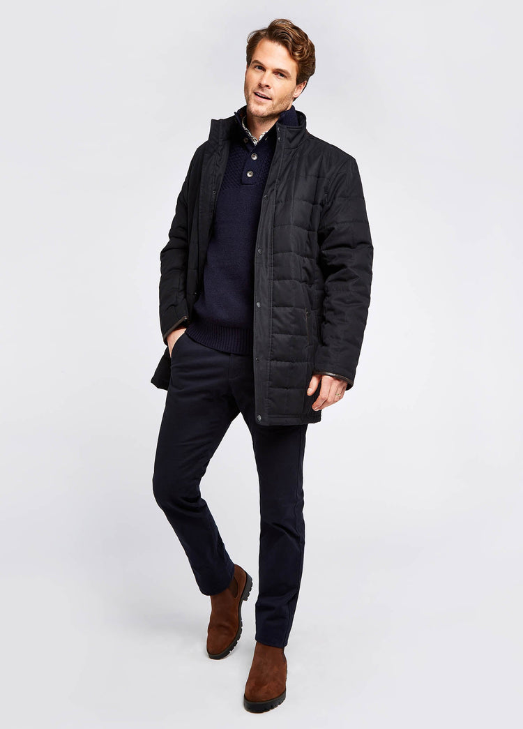 Cashel Quilted Jacket - Navy