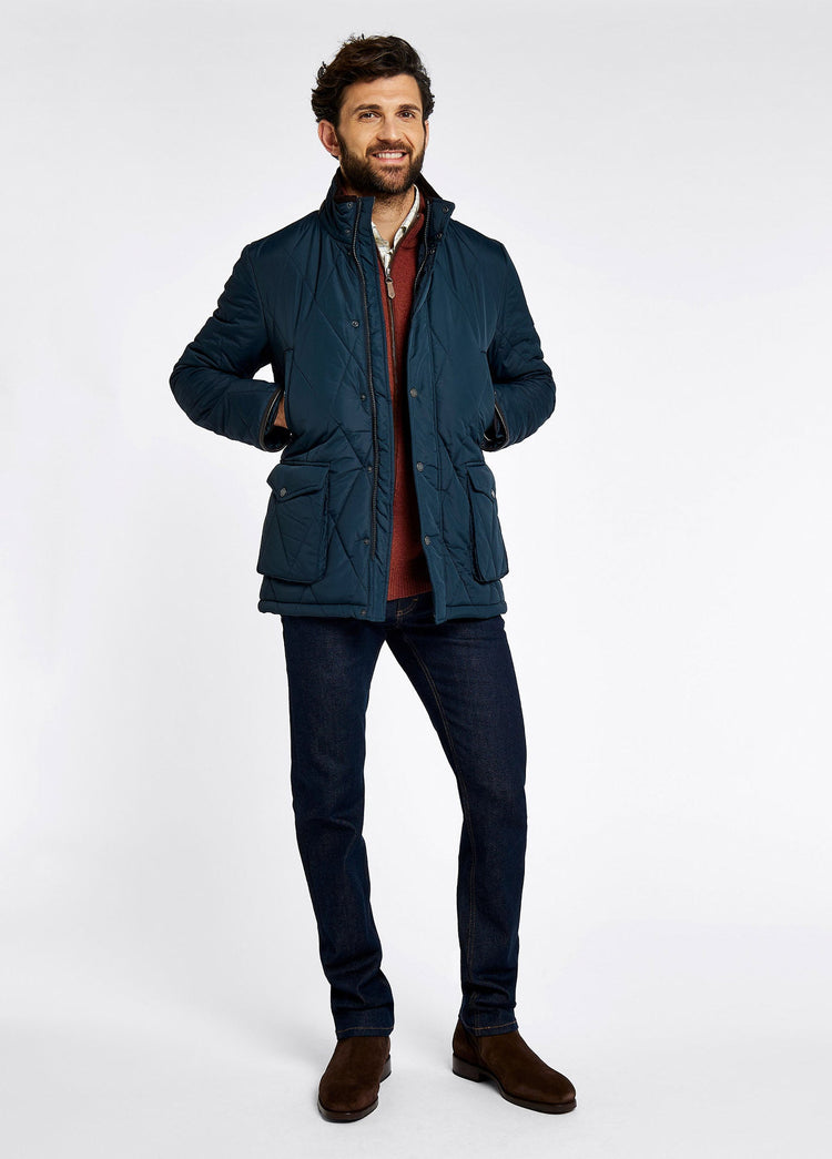 Farmley Men’s Quilted Jacket - Navy