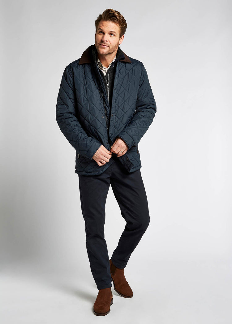 Mountusher Men's Quilted Jacket - Navy