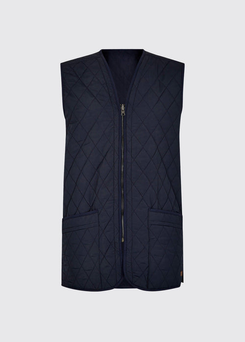 Ballygar Quilted Waistcoat - Navy