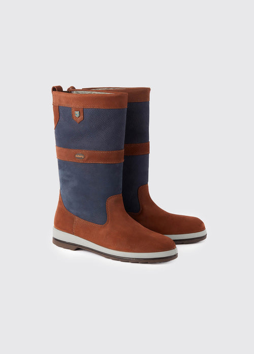 Ultima Sailing Boot - Navy/Brown