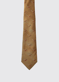 Madden Pheasant Silk Tie  - Gold