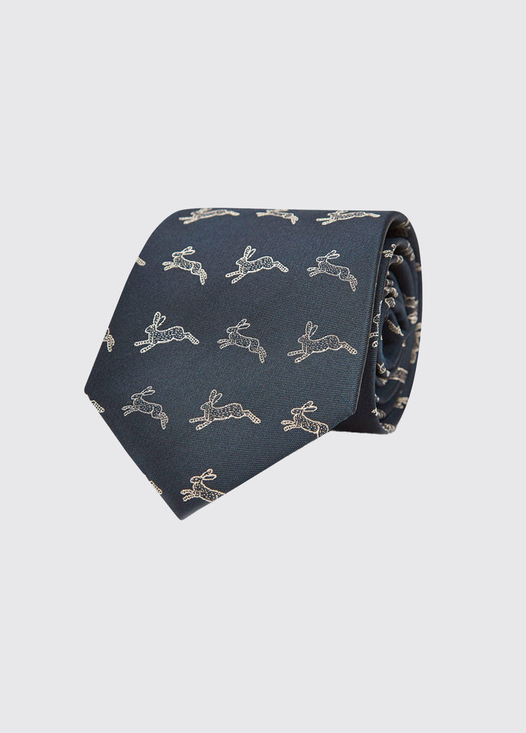 Lacken Mens Silk Tie - Navy