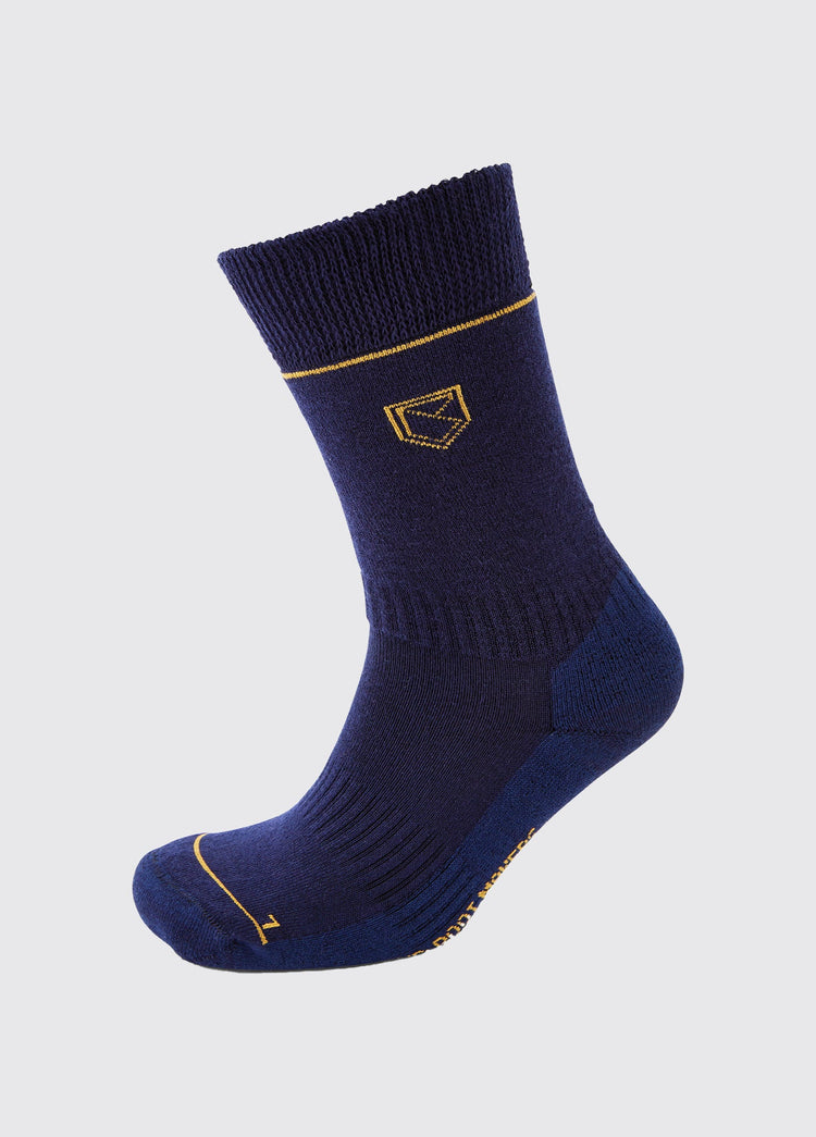 Kilkee Short Primaloft®/Merino blend Med Weight Socks - Navy