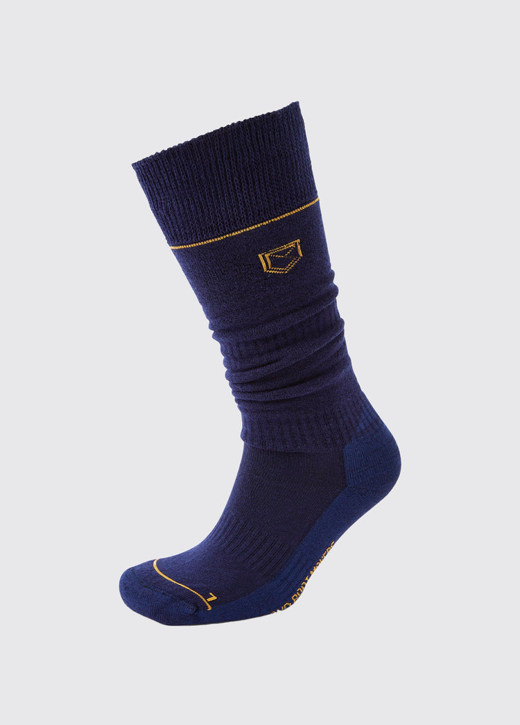 Kilrush Long Primaloft®/Merino blend Med Weight Socks - Navy